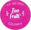 Zion Fruits mas que fruta Colombia