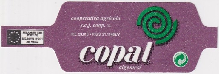 Copal cooperativa agricola algemesi