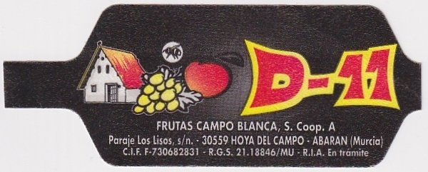 D-11 frutas campo blanca abaran murcia