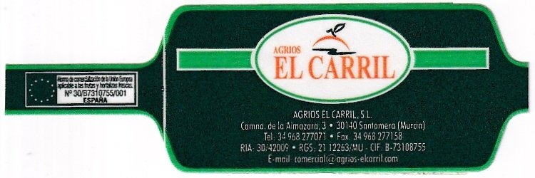 El carril agrios santomera murcia