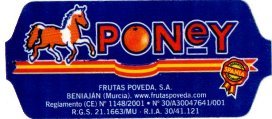 Poney frutas poveda beniajan murcia spania