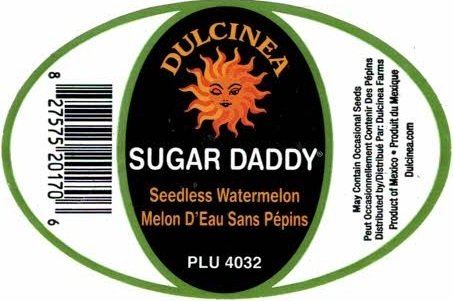 Dulcinea sugar daddy seedless watermelon melon d eau sans pepins plu 4032 827575201706 product of mexico produit du mexique