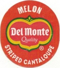 Del Monte quality melon striped cantaloupe