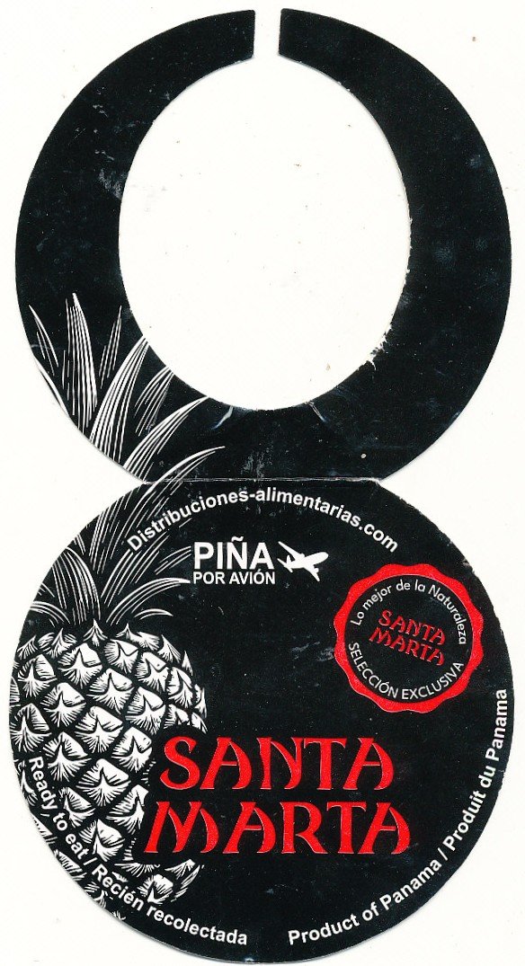 Santa marta pina por avion product of panama