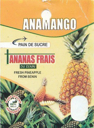 Anamango pain de sucre ananas frais du benin pure sucre savoureux 3760055660099