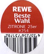rewe beste wahl zitrone 25er #254  4337256731782