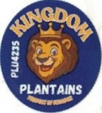 Kingdom plu 4235 pantains product of ecuador