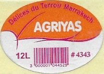 Agriyas delices du terroir marrakech 12l #4343 3000001044529