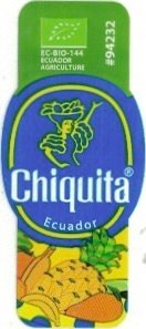 Chiquita ec-bio-144 #94232 ecuador
