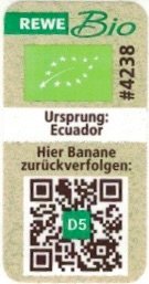 Rewe bio #4238 ursprung: ecuador hier banane zuruckverfolgen d5