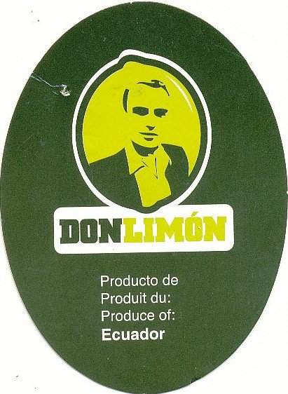 don limon produce of Ecuador