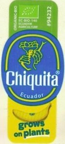 Chiquita organic bio #94232 ec-bio-140 ecuador agriculture ecuador grows on plants