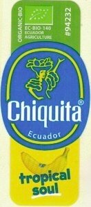 Chiquita organic bio #94232 ec-bio-140 ecuador agriculture ecuador tropical soul