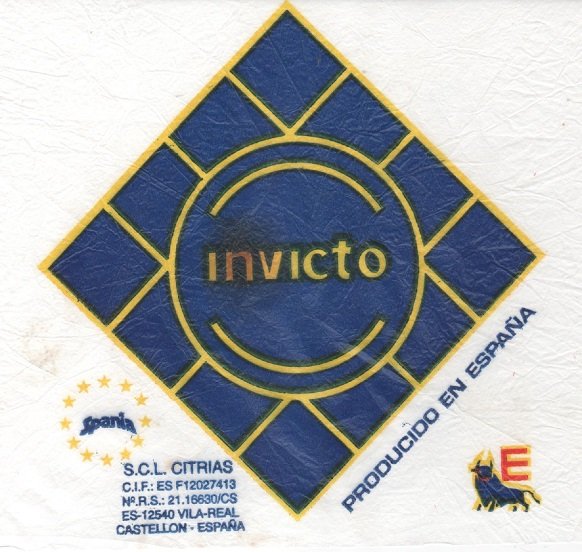 Invicto s. c. l. citrias vila-real castellon espana spania producido en espana