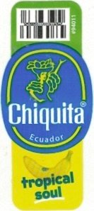 Chiquita #94011 ecuador tropical soul