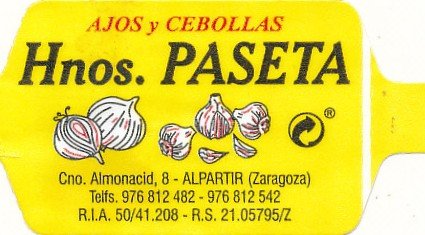 hnos paseta ajos y cebollas