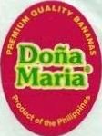 Dona Maria premium quality bananas product of the philippines