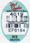 yes! apples mcintosh 4019 ef6164 n.y.grown