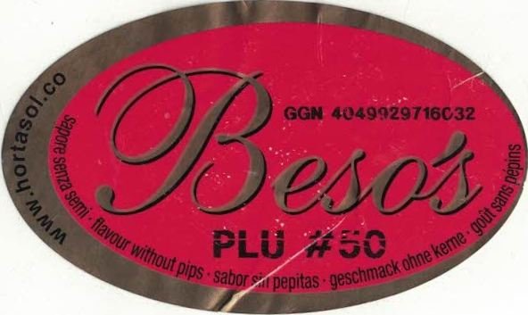 Besos ggn 4049929716032 plu #50 www.hortasol.co