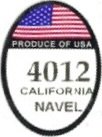 navel produce of usa 4012 california