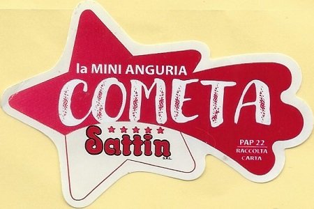 Sattin srl la mini anguria cometa pps 22 raccolta carta