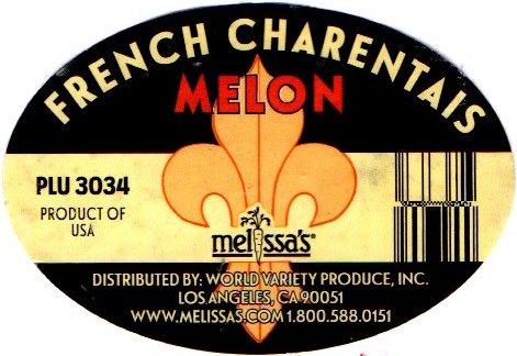 melissa s french charentais melon plu 3034 product of usa