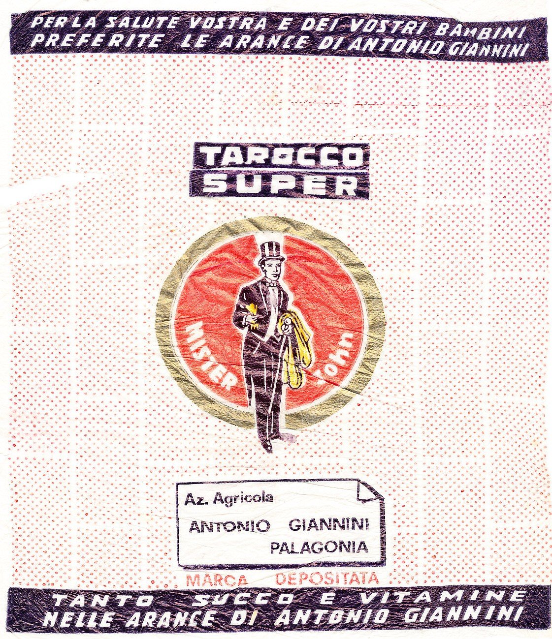 Tarocco super mister john az. agricola antonio giannini palagonia
