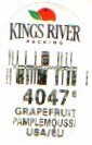 Kings River Packing 4047 grapefruit pamplemouse usa e.-u.