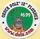 www.dole.com order dole 12 plushes $6.99