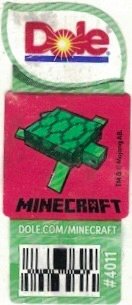 Dole Minecraft tm & c mojang ab. dole.com/minecraft #4011