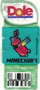 Dole Minecraft tm & c mojang ab. dole.com/minecraft #4011