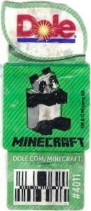 Dole Minecraft tm & c mojang ab. dole.com/minecraft #4011