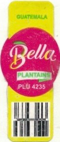 Bella guatemala plantains plu 4235