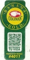 Coliman banana gold nutriendo tu vida produce of mexico #4011