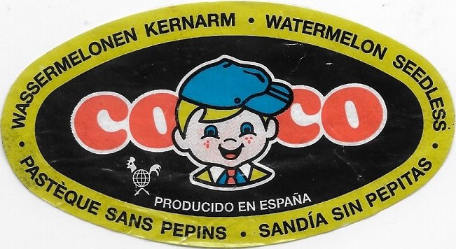 Coco producido en espana wassermelonen kernarm watermelon seedless pasteque sans pepins sandia sin pepitas