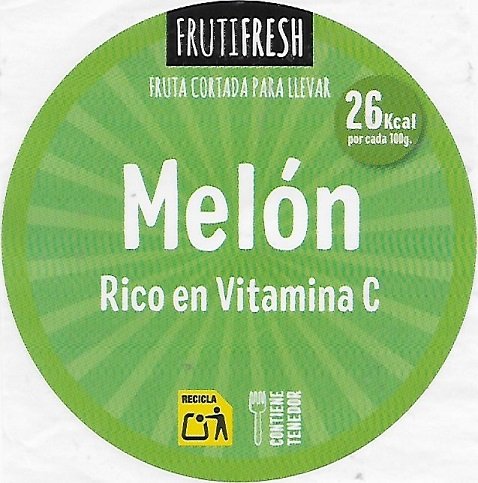 Frutifresh fruta cortada para llevar melon rico en vitamina C