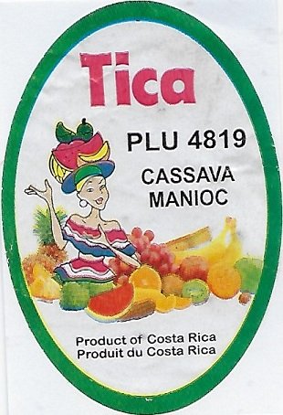 Tica plu 4819 cassava manioc produit du costa rica