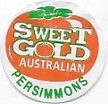 Sweet gold australian persimmons