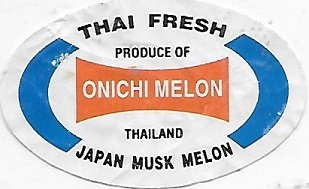 Onichi melon thai fresh produce of thailand japan musk melon