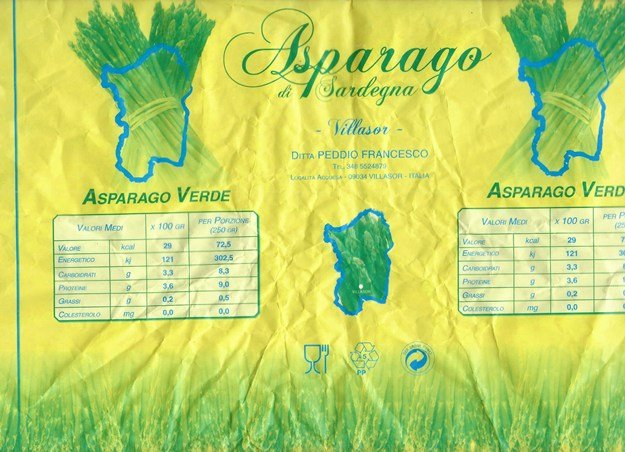 asparago di sardegna villasor ditta peddio francesco asparago verde