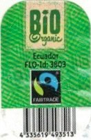 fairtrade bio organic ecuador flo-id: 3803 4335619493513