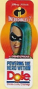 Dole Disney pixar incredibles 2 powering the hero within dole dole.com/disney