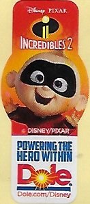 Dole Disney pixar incredibles 2 powering the hero within dole dole.com/disney