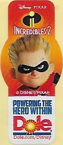 Dole Disney pixar incredibles 2 powering the hero within dole dole.com/disney