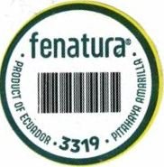 Fenatura product of ecuador 3319 pitahaya amarilla