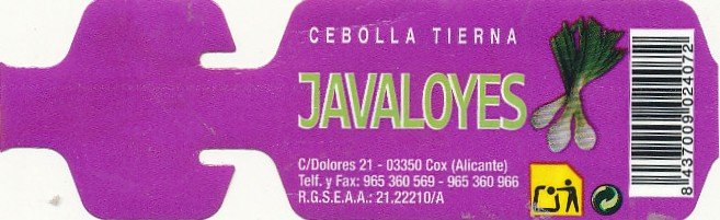 Javaloyes cebolla tierna 8437009024072