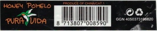 Pura Vida honey pomelo 8713807008590