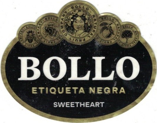 Bollo etiqueta negra sweetheart