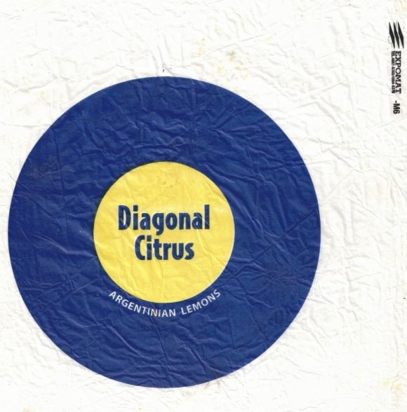 diagonal citrus argentinian lemons