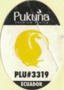 Pukuna fresh fruits plu 33319 ecuador